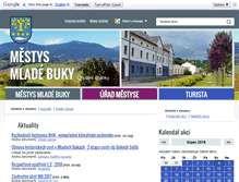 Tablet Screenshot of mestysmladebuky.cz